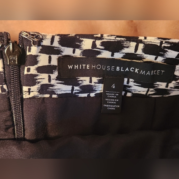 NWOT- White House Black Market Geometric/Tribal Print Pencil Skirt - Picture 8 of 8